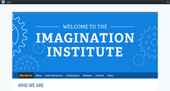Desktop Screenshot of imagination-institute.org