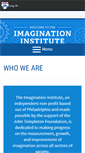 Mobile Screenshot of imagination-institute.org