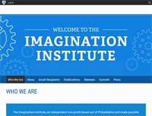 Tablet Screenshot of imagination-institute.org