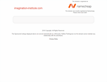 Tablet Screenshot of imagination-institute.com